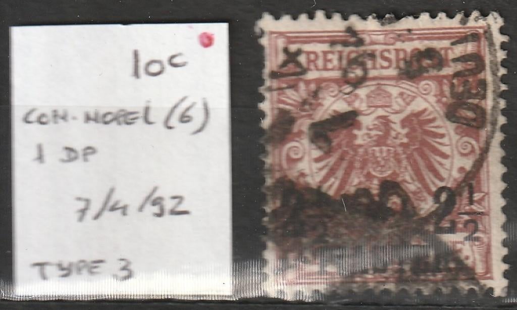 D. Post Turkey Michel 10 c Gebruikt, Ophalen of Verzenden, Overige landen, Gestempeld