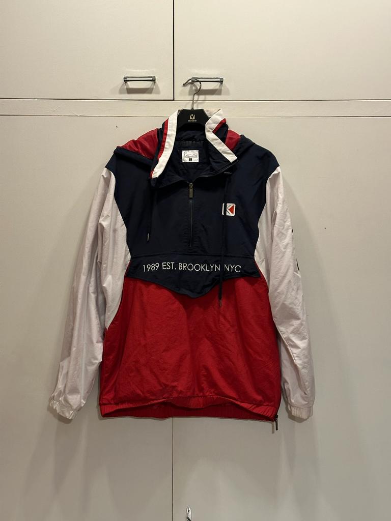 Karl Kani Pullover Windbreaker Jas - Maat L, Ophalen of Verzenden, Gedragen, Maat 52/54 (L), Overige kleuren