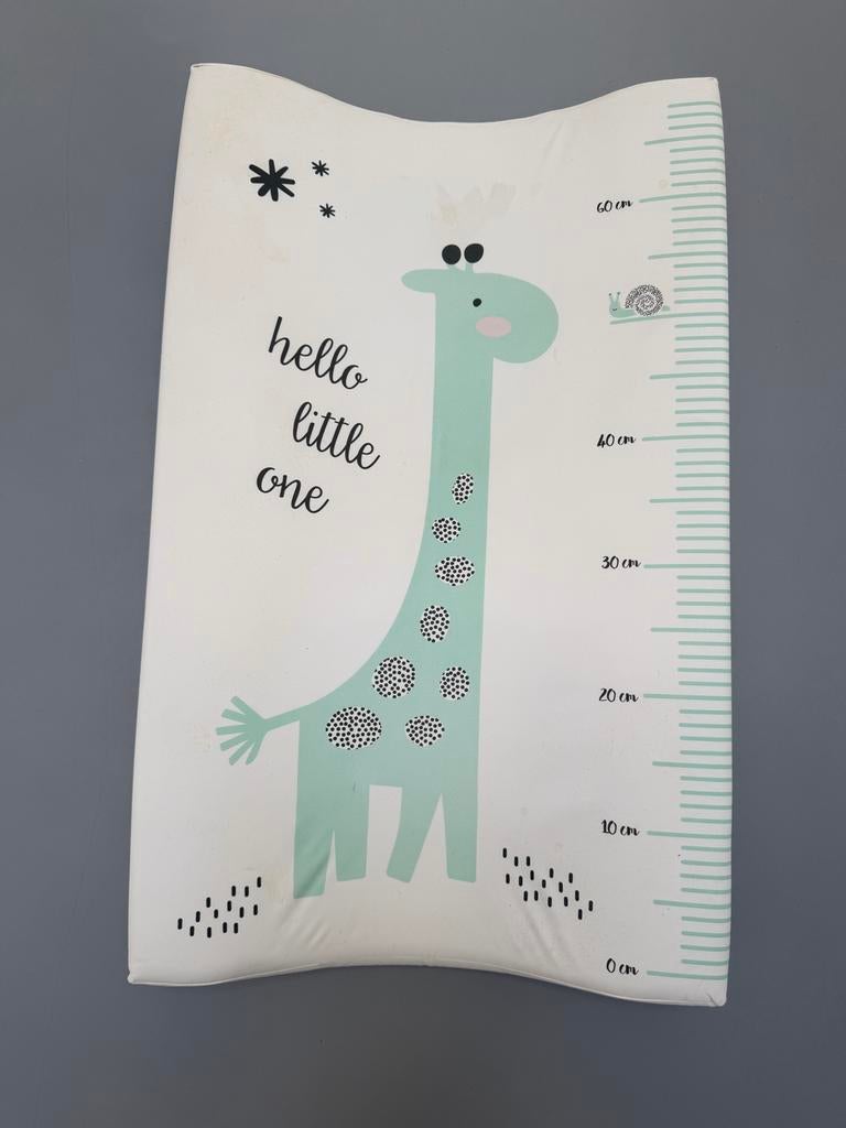 Aankleedkussen met giraf en meetlat GRATIS hoes bebe jou, Overige merken, Gebruikt, Aankleedkussen, Ophalen of Verzenden