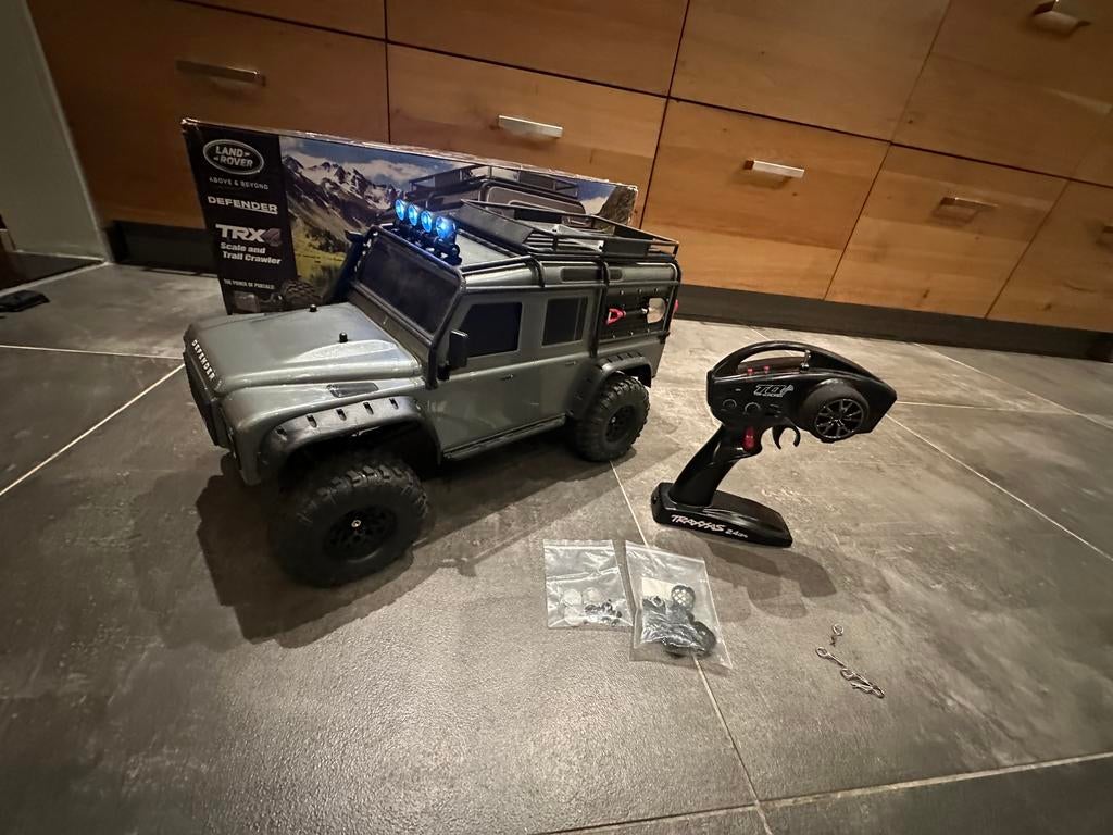 Traxxas TRX4 TRX-4 Defender RC Crawler, Hobby en Vrije tijd, Modelbouw | Radiografisch | Auto's, Ophalen of Verzenden, Zo goed als nieuw