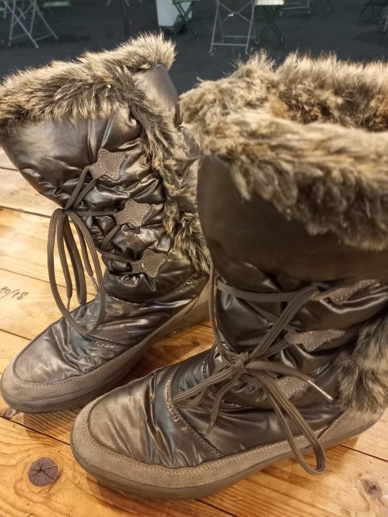 Snowboots, Kleding | Dames, Schoenen, Bruin, Snowboots, Ophalen of Verzenden, Zo goed als nieuw