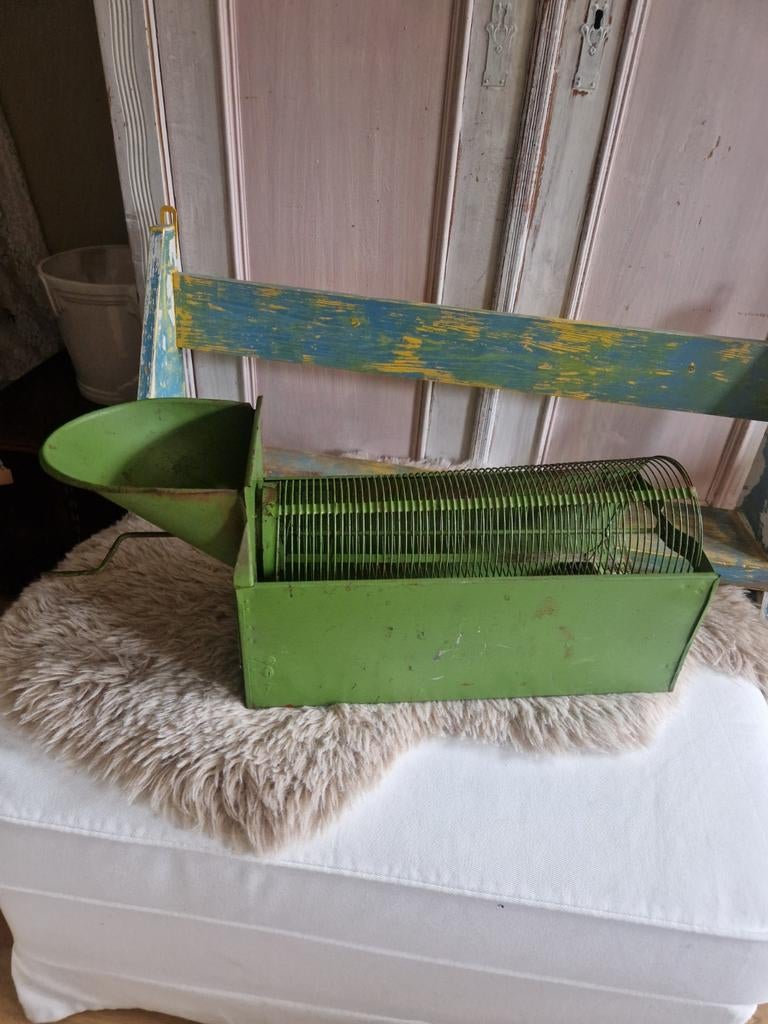 Antieke Hand dorsmachine, Ophalen of Verzenden, Gebruikt