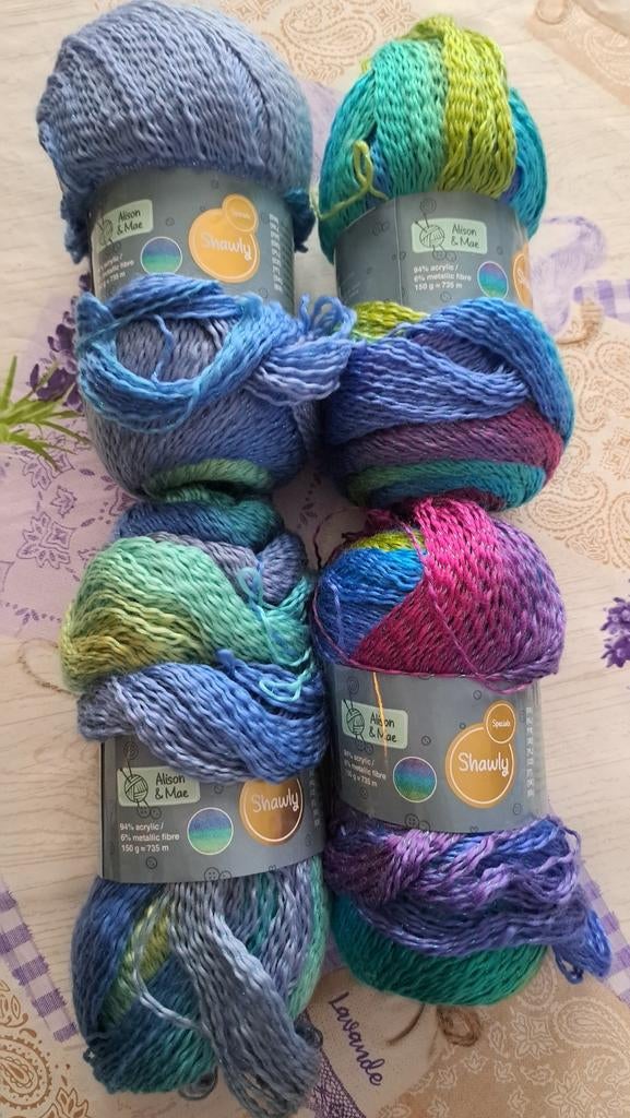 Shawly Garen - 3 Bollen met Kleurverloop, Ophalen of Verzenden, Nieuw, Breien of Haken, Wol of Garen