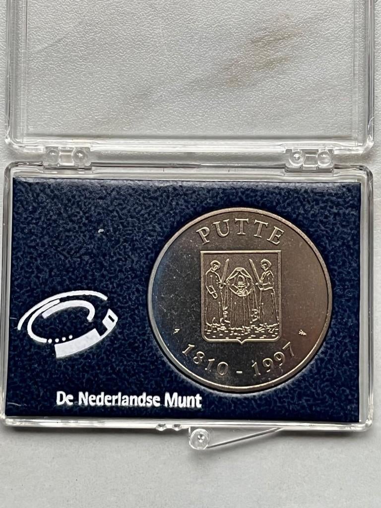 munt 187 jaar zelfstandig bestuur Putte NB, Koningin Beatrix, Zilver, Losse munt, Overige waardes