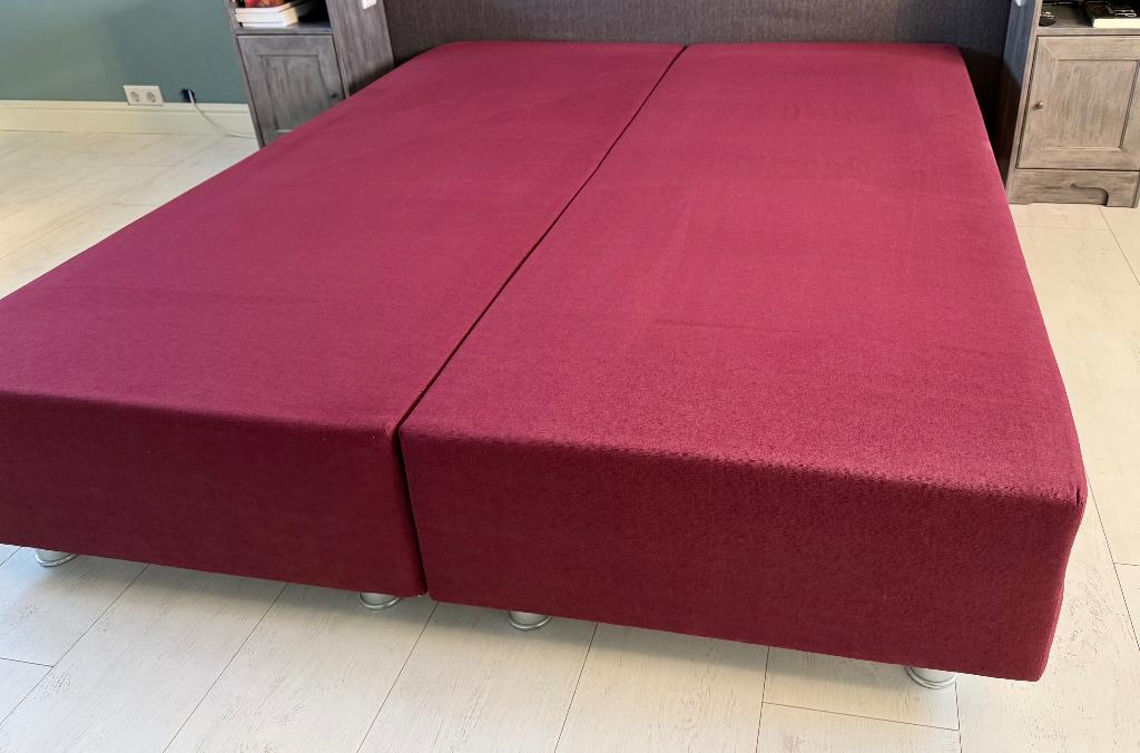 Boxspring 160x210, Ophalen, Gebruikt, Tweepersoons, 160 cm
