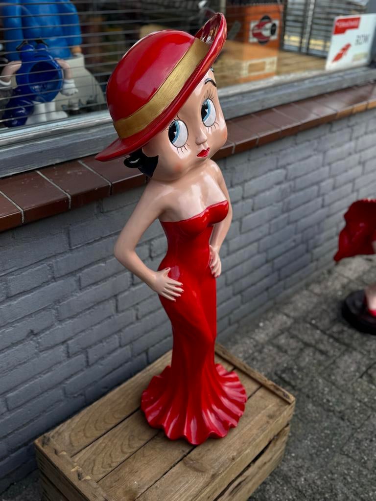 Groot Betty Boop Beeld - Decoratie, Ophalen, Beeldje of Figuurtje, ., Overige figuren