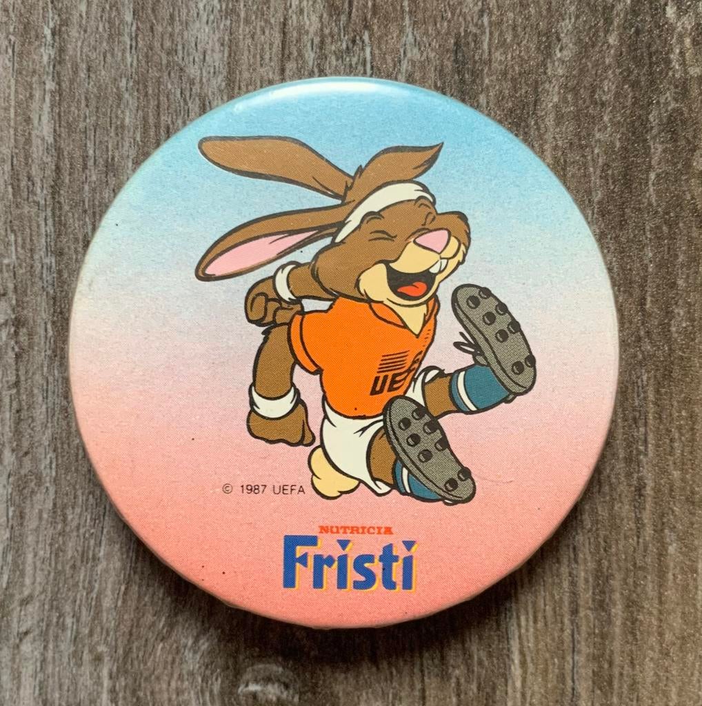 UEFA EURO 1988 (Fristi) Button, Ophalen of Verzenden