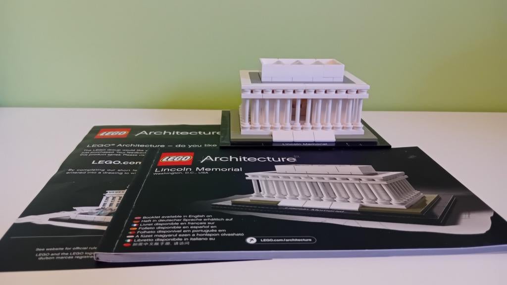 Lego Architecture Lincoln Memorial 21022, Kinderen en Baby's, Speelgoed | Duplo en Lego, Ophalen of Verzenden, Zo goed als nieuw