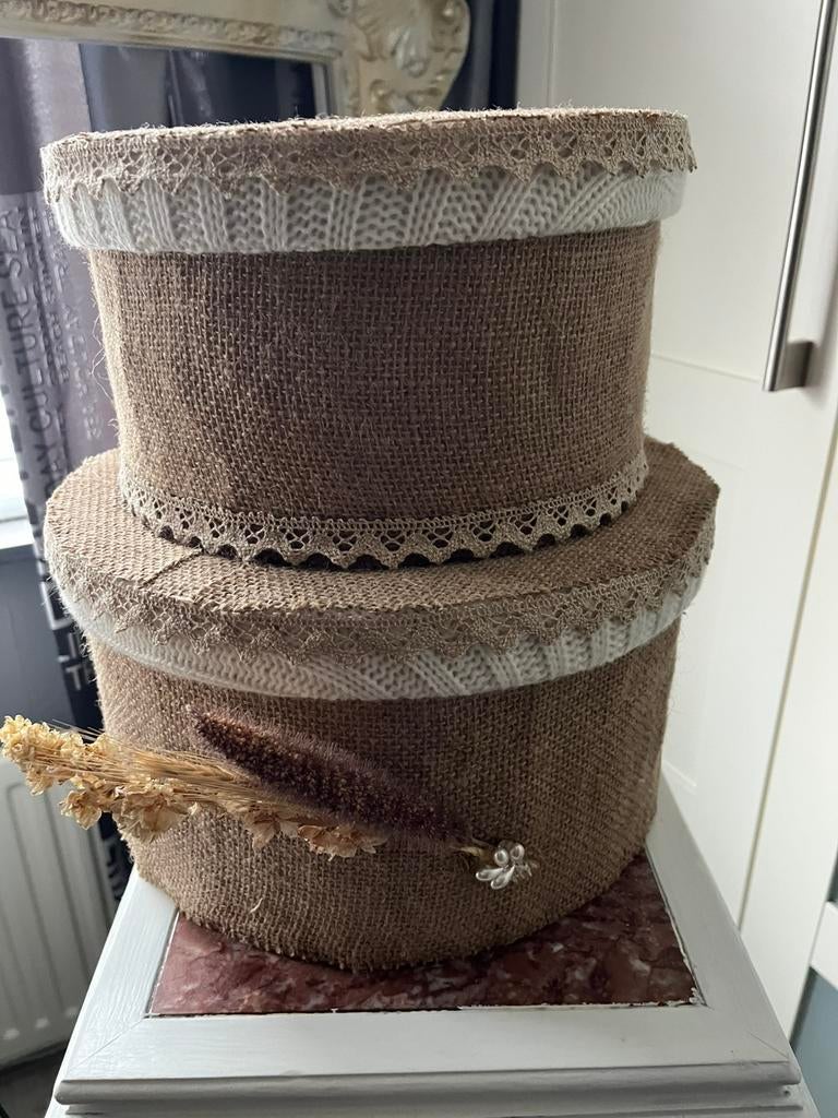 Bruiloft (Enveloppen doos), Ophalen, Zo goed als nieuw, Rond, Overige materialen