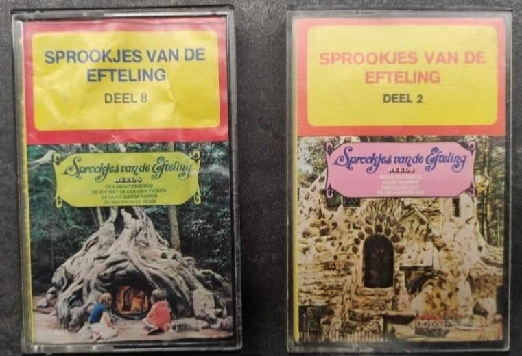 2 oude Efteling cassettebandjes. 1970 en 1979. Zeldzaam., Ophalen of Verzenden, Gebruikt, Beeldje of Poppetje