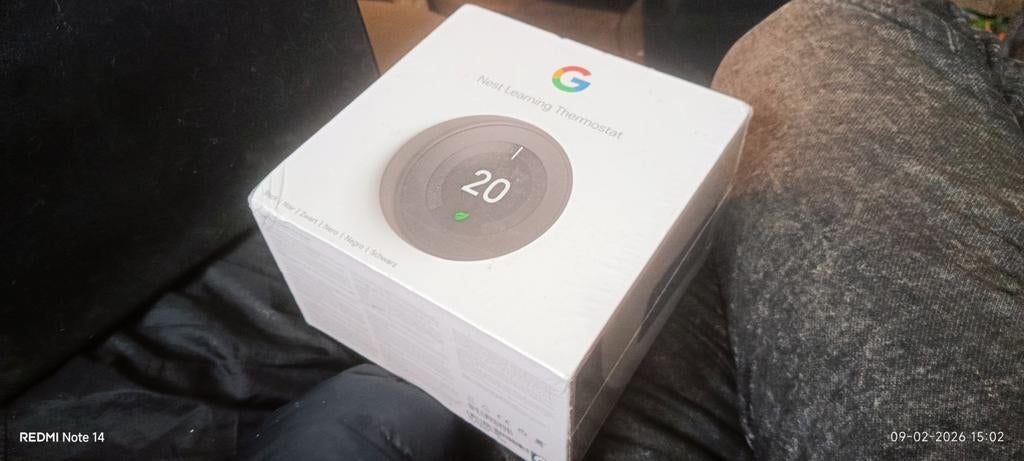 NIEUW & Geseald Google Nest Learning Thermostat 3e Gen, Doe-het-zelf en Verbouw, Thermostaten, Ophalen of Verzenden, Slimme thermostaat