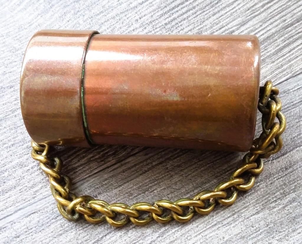 Circa 1750 - 1850 Tondeldoos Vuurmaker Pijp Roker Vuurslag