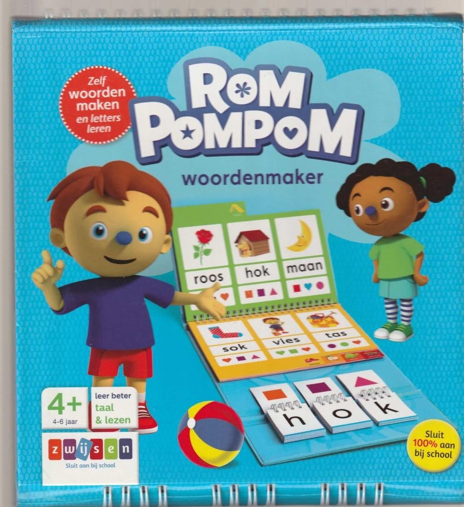 Rompompom == Woordenmaker 4-6 jaar"", Ophalen of Verzenden, Zo goed als nieuw, Fictie algemeen