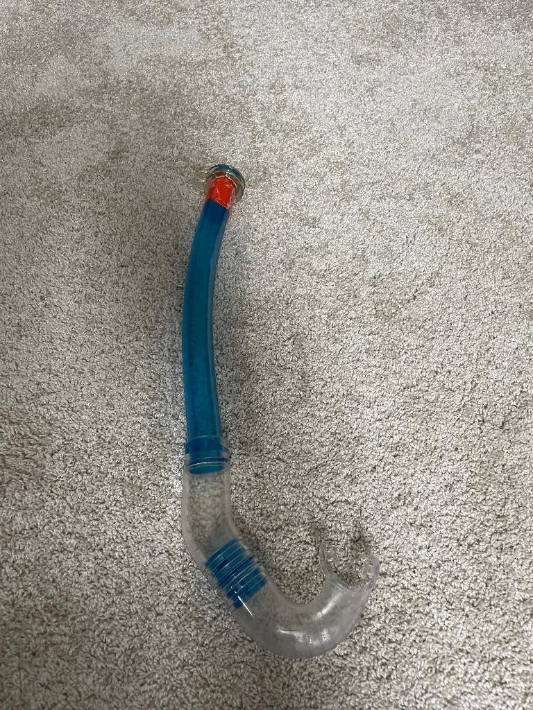 Blauwe snorkel, Ophalen of Verzenden, Gebruikt, Snorkel