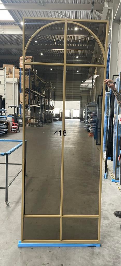 Taatsdeur gold metallic 2632x953 exacte maat sale 418.1, Doe-het-zelf en Verbouw, Deuren en Horren, Firma Hout en Staal, 80 tot 100 cm