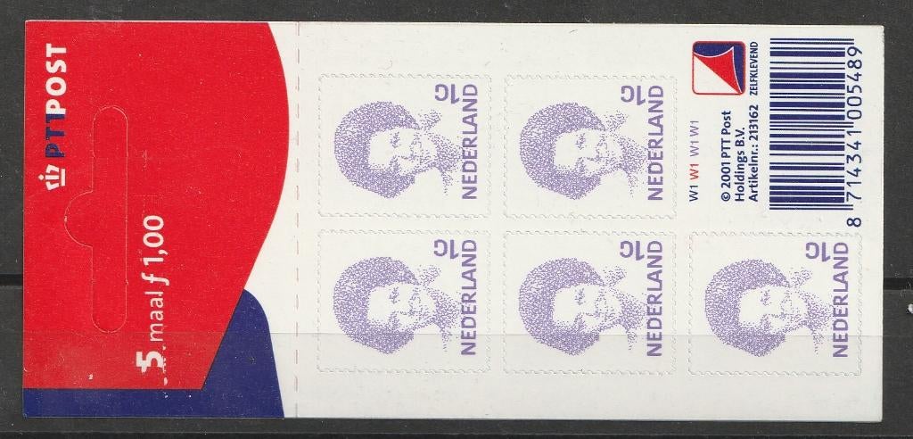 V1491b 2001  Kon. Beatrix inversie, Postzegels en Munten, Postzegels | Nederland, Ophalen of Verzenden, Na 1940, Postfris