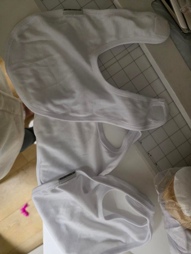 Sublimatie kookshort en slabbetjes, Ophalen of Verzenden