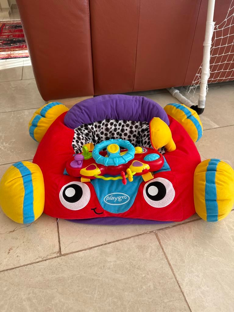Playgro Muziek & Licht Comfy Auto, Kinderen en Baby's, Speelgoed | Babyspeelgoed, Ophalen, Zo goed als nieuw, Auto, Met licht