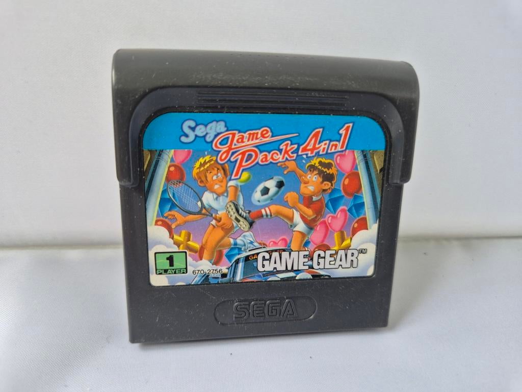 Sega Game Pack 4 in 1 Game Gear, Avontuur en Actie, Game Gear, 1 speler, Ophalen of Verzenden