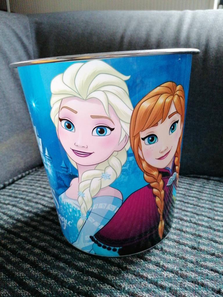 Frozen prullenbak, Kunststof, Gebruikt, Ophalen of Verzenden, Minder dan 10 liter