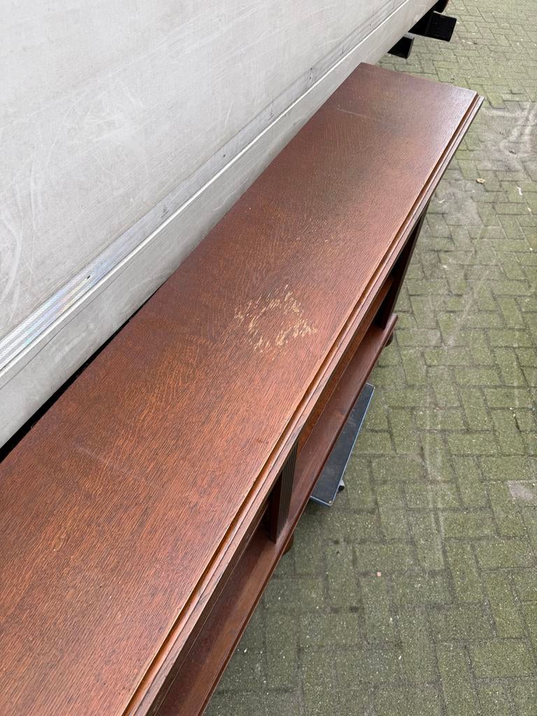 Grote dressoir kast met legplanken, Ophalen, Met plank(en), Gebruikt, 100 tot 150 cm