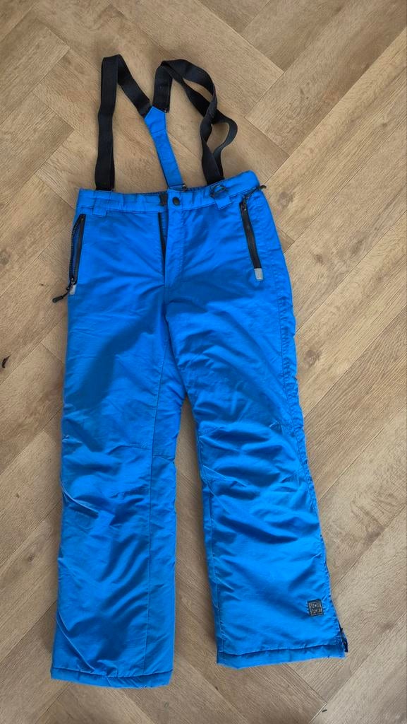 Blauwe Skibroek - Maat 152, Kinderen en Baby's, Kinderkleding | Maat 152, Broek, Gebruikt, Jongen of Meisje, Ophalen of Verzenden