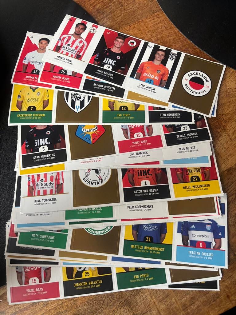 Voetbalplaatjes van de plus, Ophalen of Verzenden, Zo goed als nieuw, Plaatje