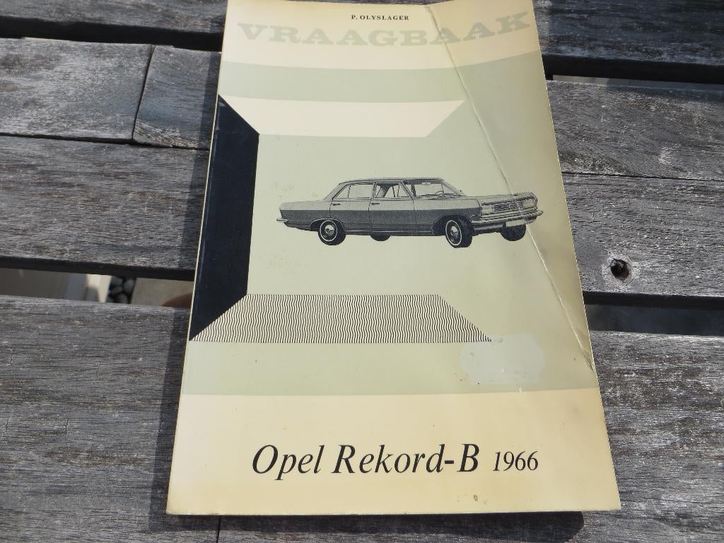 Vraagbaak Opel Rekord B 1966, Ophalen of Verzenden