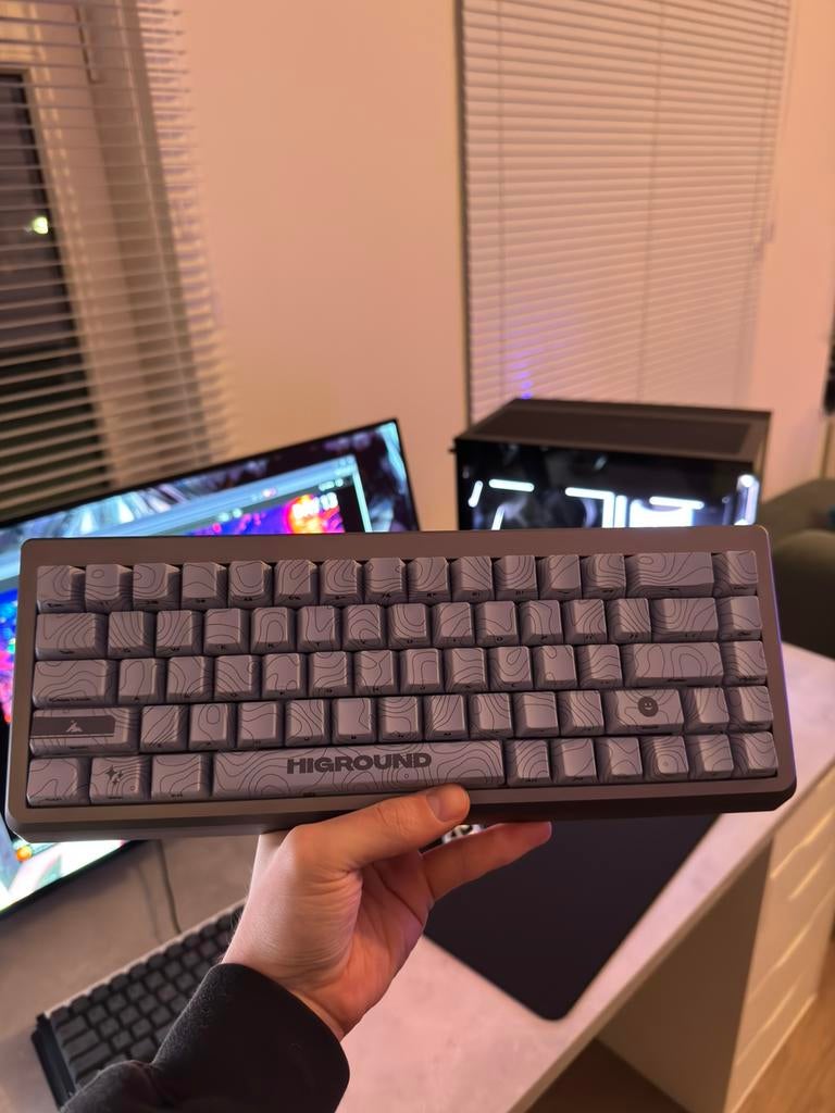 Higround 65% keyboard, Computers en Software, Toetsenborden, Ophalen, Qwerty, Zo goed als nieuw, Gaming toetsenbord