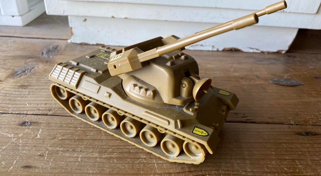 Flakpanzer Gepard & Prtl Cheetah modeltanks (Jaren '60-'70), Gebruikt, Ophalen, Overige merken, Tank