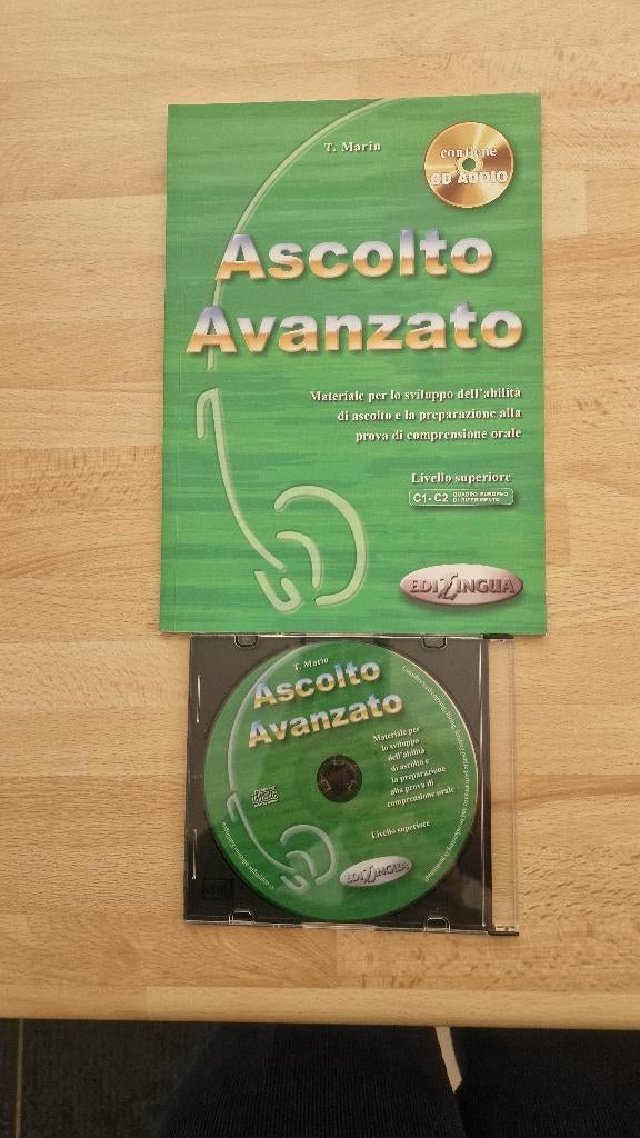 ascolto avanzato, Boeken, Studieboeken en Cursussen, Ophalen of Verzenden, Beta, Zo goed als nieuw