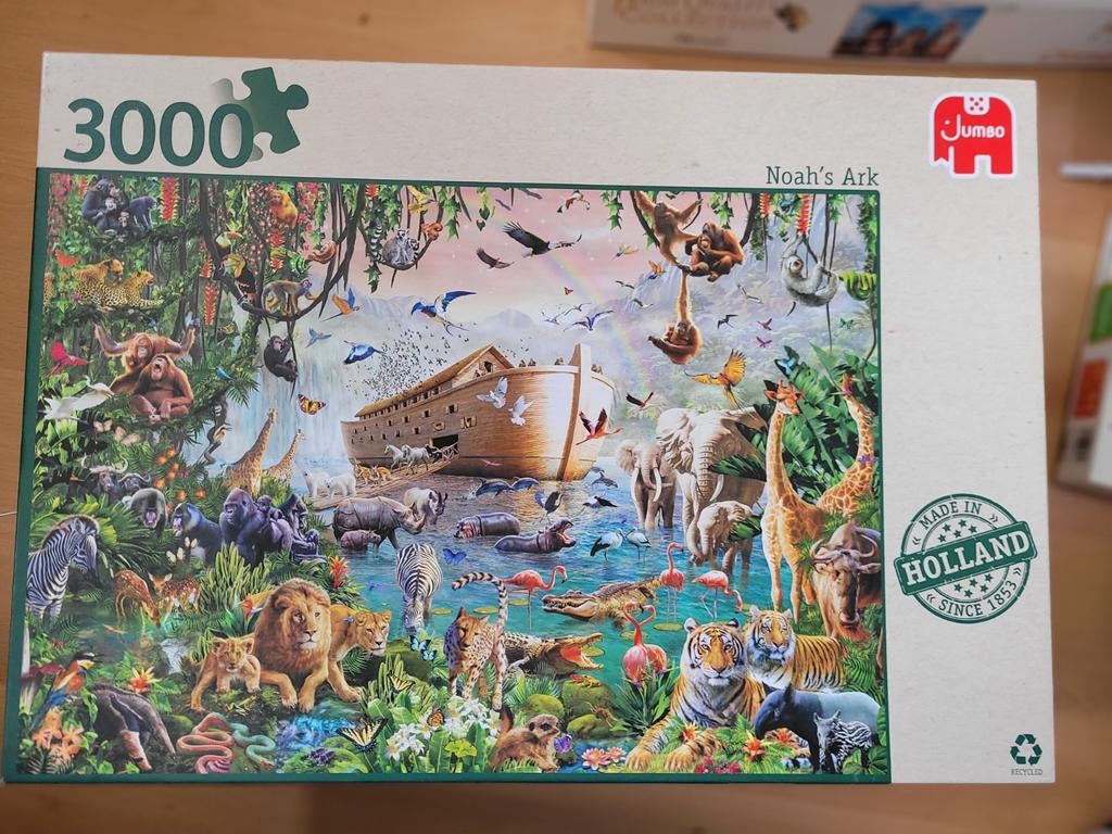Puzzel Noah,s Ark 3000 stukjes, Ophalen of Verzenden, Meer dan 1500 stukjes, Zo goed als nieuw