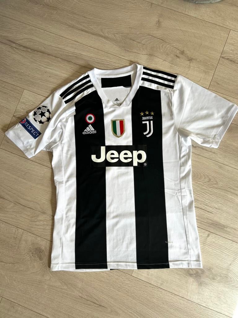Juventus Ronaldo 2018/19 thuisshirt - maat L, Ophalen of Verzenden, Zo goed als nieuw, Maat 52/54 (L), Voetbal