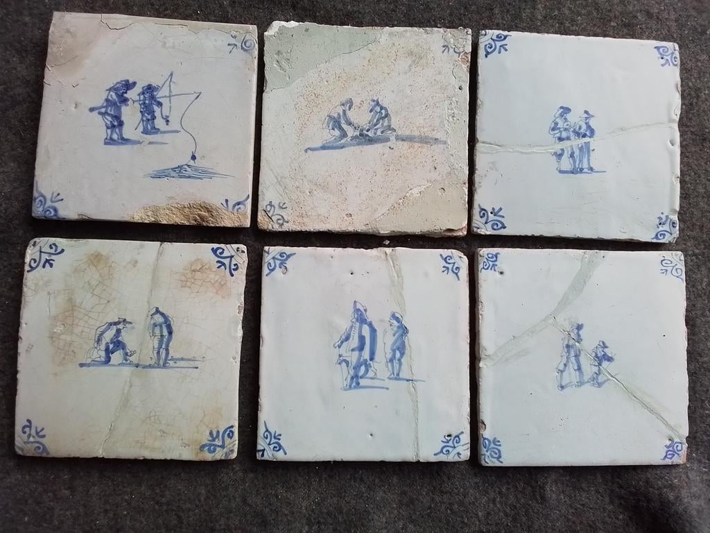 Antieke tegeltjes, Antiek en Kunst, Ophalen