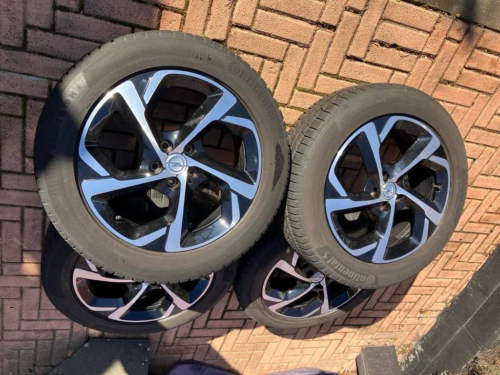 18 inch originele velgen banden Opel Grandland DS7 Peugeot, Auto-onderdelen, Banden en Velgen, Ophalen, 18 inch, Velg(en), Winterbanden