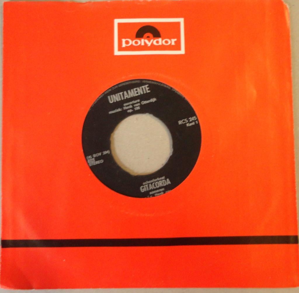 Gitacorda > Unitamente, Gebruikt, 7 inch, Single, Ophalen of Verzenden