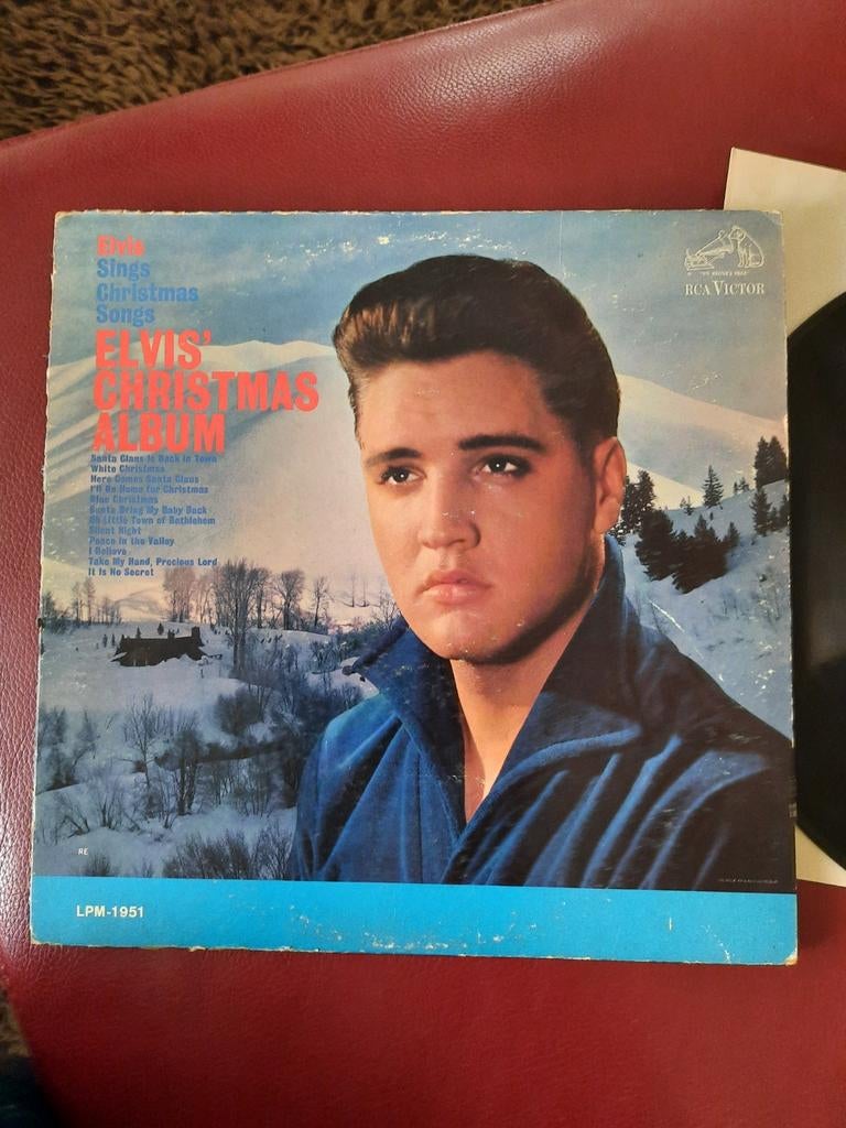 Elvis christmas album usa, Ophalen of Verzenden, 1960 tot 1980, Gebruikt, 12 inch