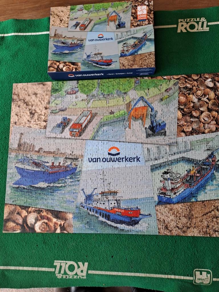 Van Ouwerkerk.  Zand. Schelpen. Grind. 1000 st., Hobby en Vrije tijd, Ophalen, 500 t/m 1500 stukjes, Zo goed als nieuw