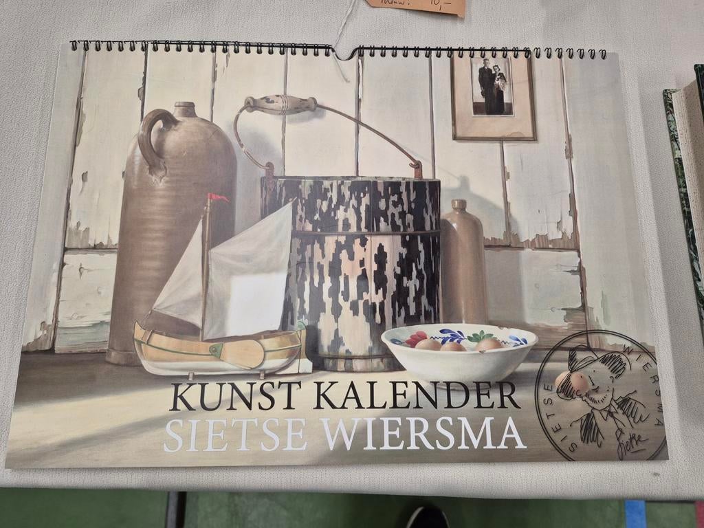 Sietse Wiersma, kunstkalender verjaardagen. NIEUW, Ophalen of Verzenden, Maandkalender, Nieuw