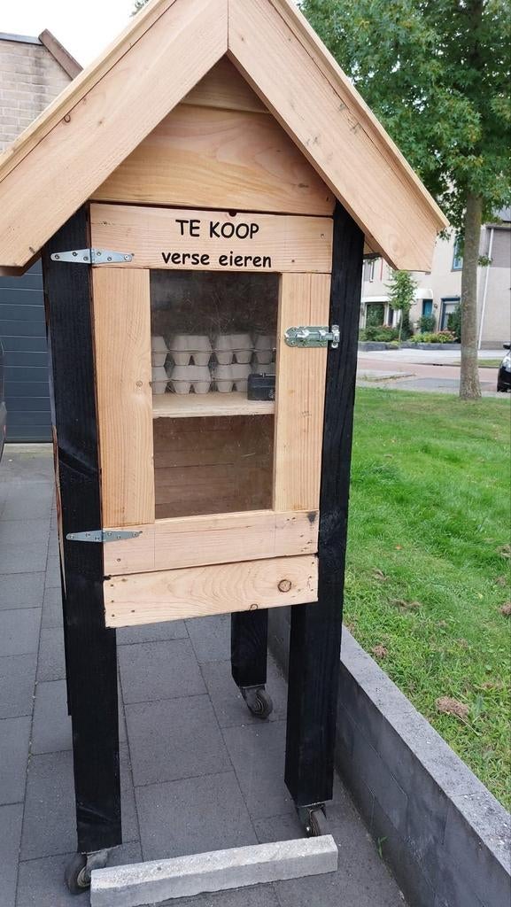 Verse eieren : maat L, Ophalen