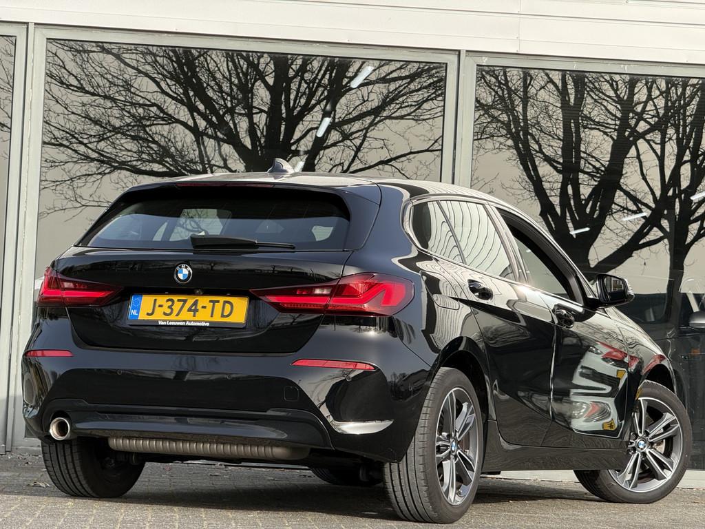 BMW 1-serie 118i Executive Edition, Gebruikt, Leder en Stof, Zwart, Origineel Nederlands