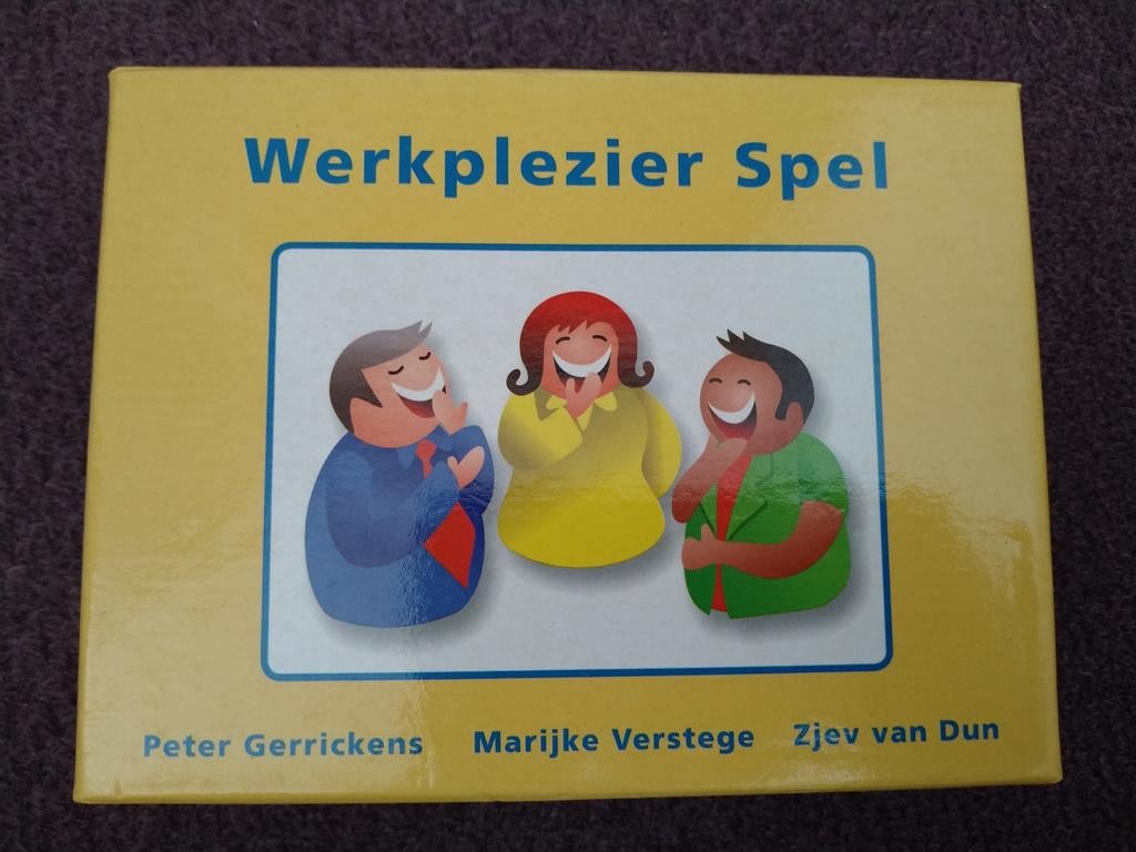 Werkplezier Spel - Peter Gerrickens & Marijke Verstege, Vijf spelers of meer, Ophalen of Verzenden, Gebruikt, CREATIE Training & Advies
