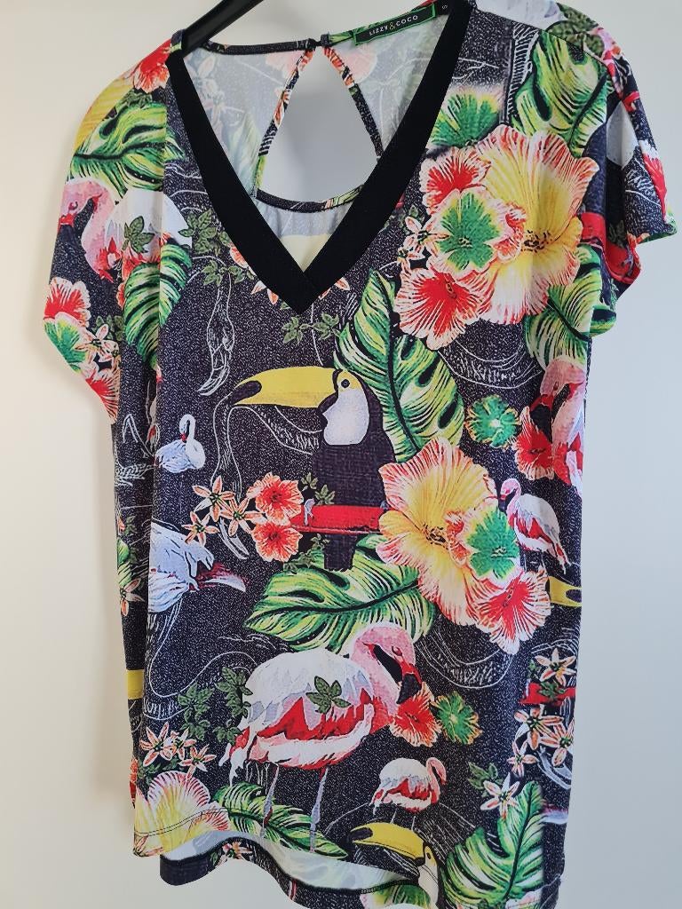 Lizzy & Coco shirt maat S, Maat 38/40 (M), Zwart, Ophalen of Verzenden, Lizzy & Coco