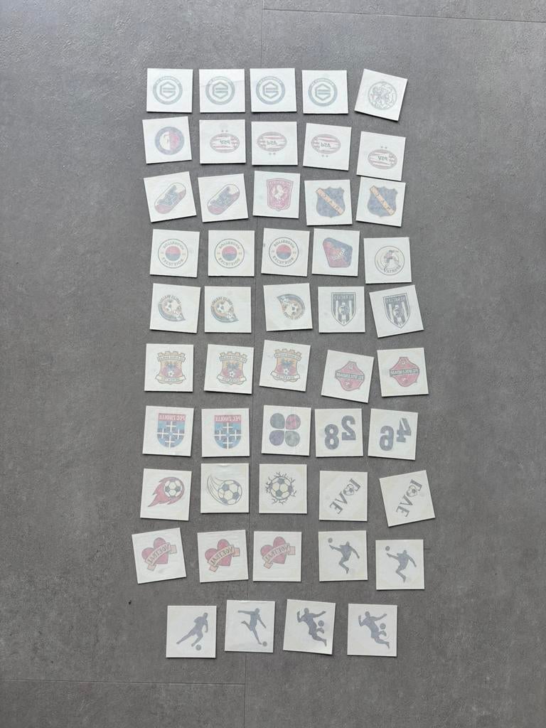 PLUS voetbaltattoos, Ophalen of Verzenden, Nieuw, Meerdere plaatjes