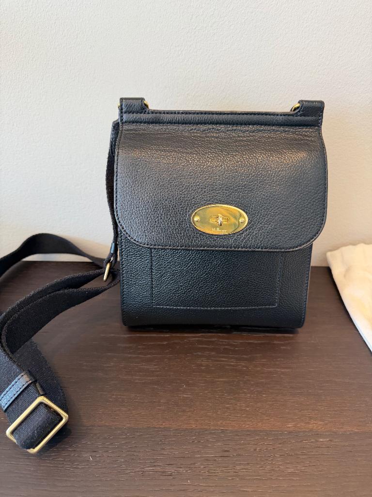 Mulberry small Anthony, Ophalen, Nieuw, Zwart, Schoudertasje
