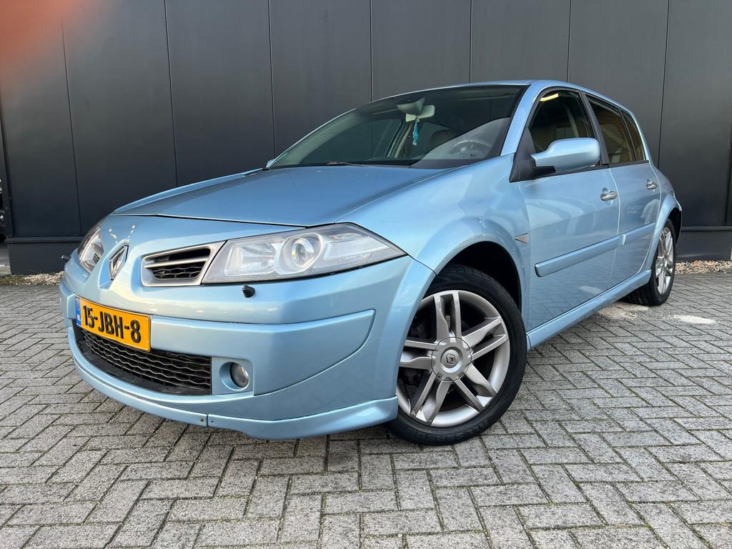 Renault Mégane 2.0-16V Turbo GT! 163pk Leder/17'Lmv/Xenon, Auto's, Renault, 1998 cc, Gebruikt, 4 cilinders, Blauw