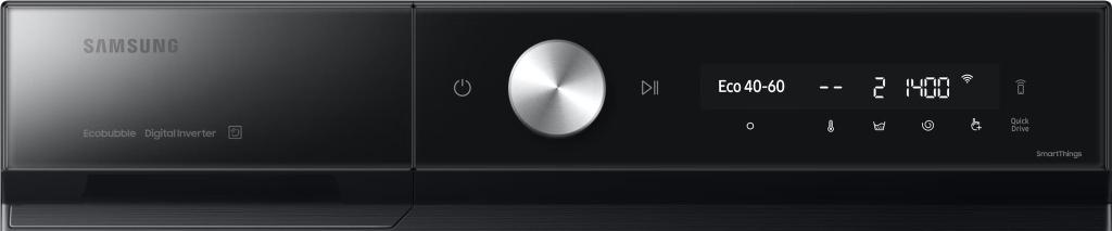 Samsung wasmachine WW90DB8U95GBU3 - Zwart, 8 tot 10 kg, Refurbished, Ophalen of Verzenden, Energieklasse A of zuiniger