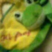 Hi Frog Gele / Groene plucheTasje, Ophalen of Verzenden, Zo goed als nieuw