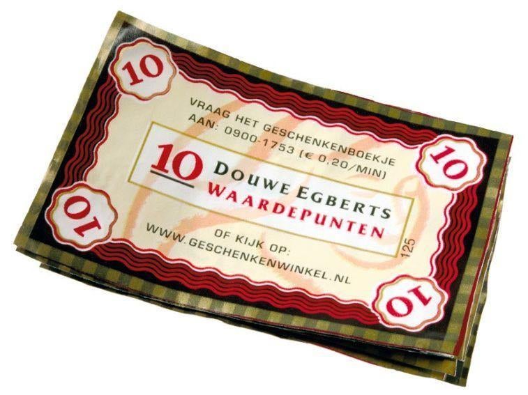 Douwe Egberts 10000 punten, Ophalen of Verzenden, Koffie of Thee, Zegels, Bonnen of Punten