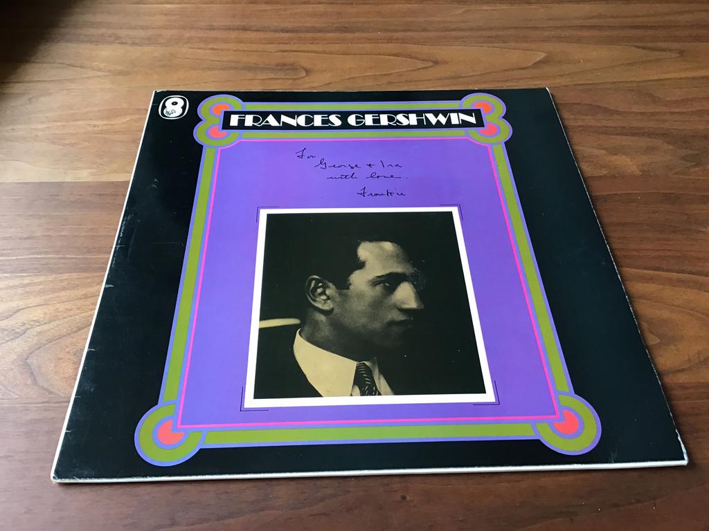 LP, FRANCES GERSHWIN, FOR GEORGE AND IRA, SH-208., Cd's en Dvd's, Vinyl | Klassiek, Ophalen of Verzenden, Zo goed als nieuw, 12 inch
